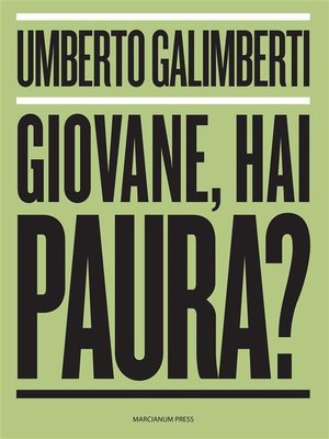 cover image of Giovane, hai paura?